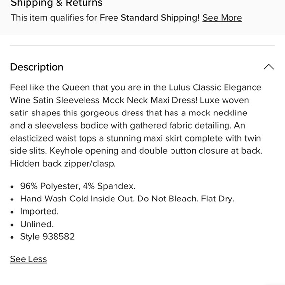 Lulus New Wine Colored Mock Neck - Picture 4 of 4